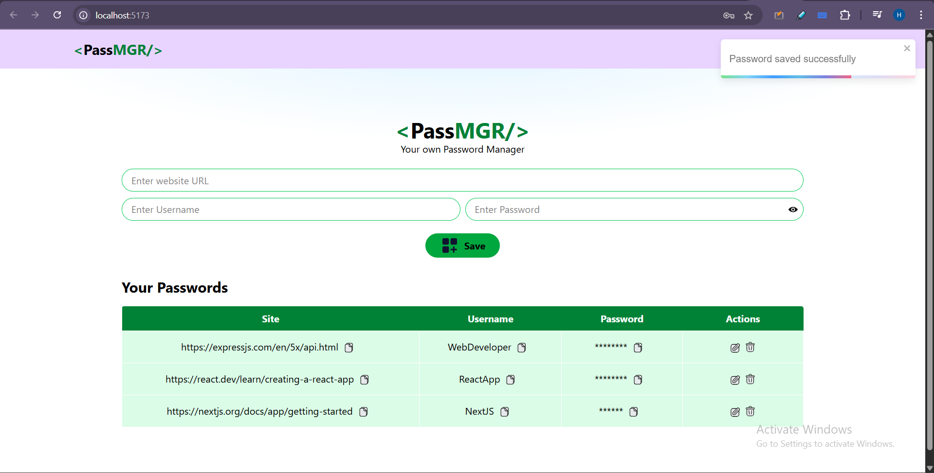 PasswordMGR